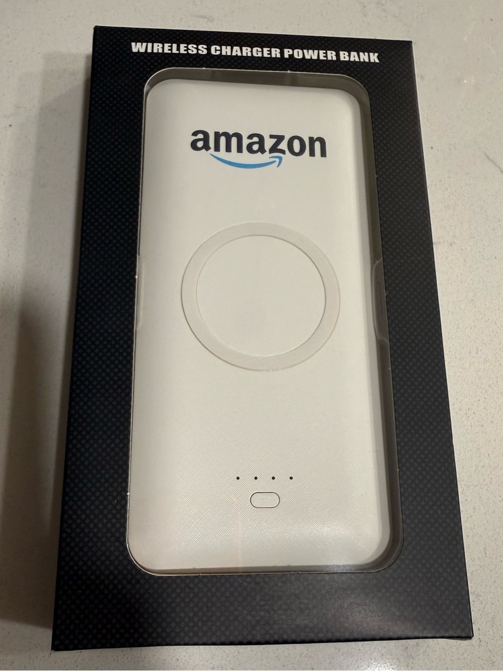 Amazon White Wireless Charger Power Bank